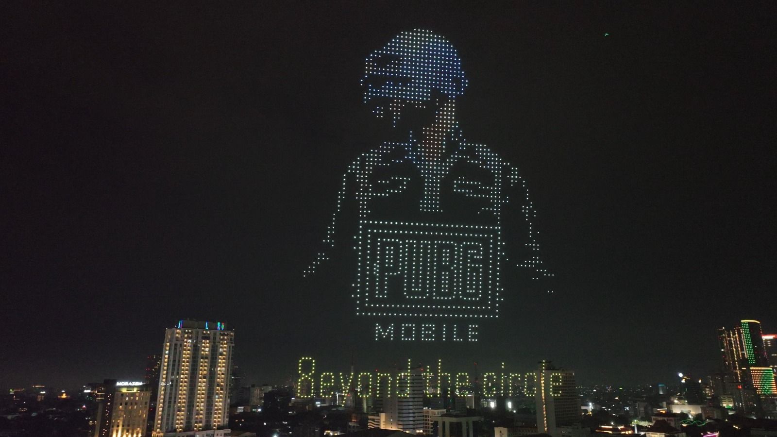 PUBG Mobile 8th Anniversary MURI Record Show 1500 Drones - frame 12