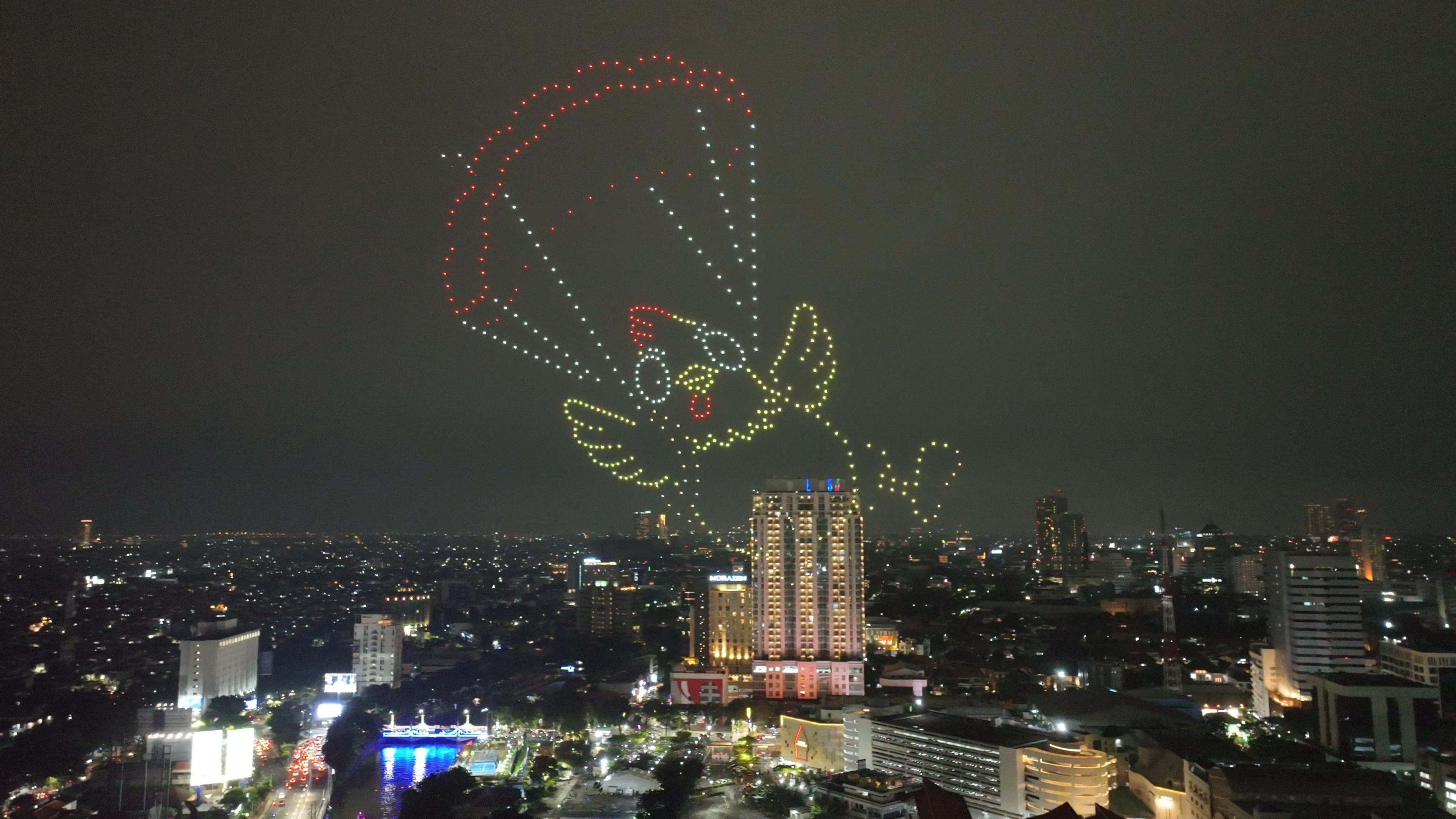 PUBG Mobile 8th Anniversary Opening Show 500 Drones - frame 3
