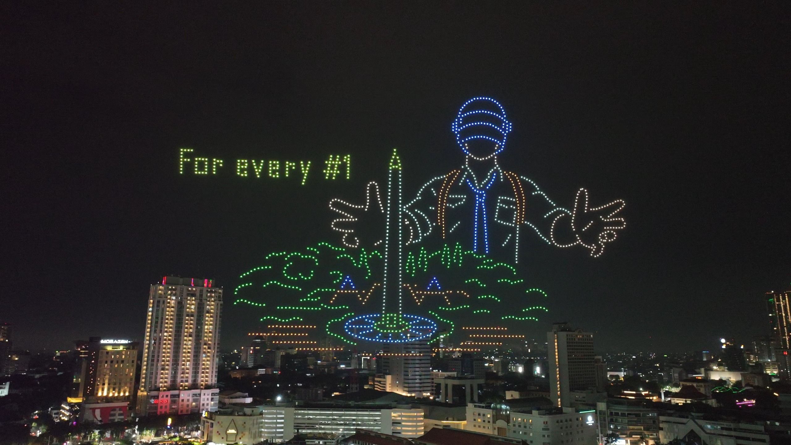 PUBG Mobile 8th Anniversary MURI Record Show 1500 Drones - frame 6