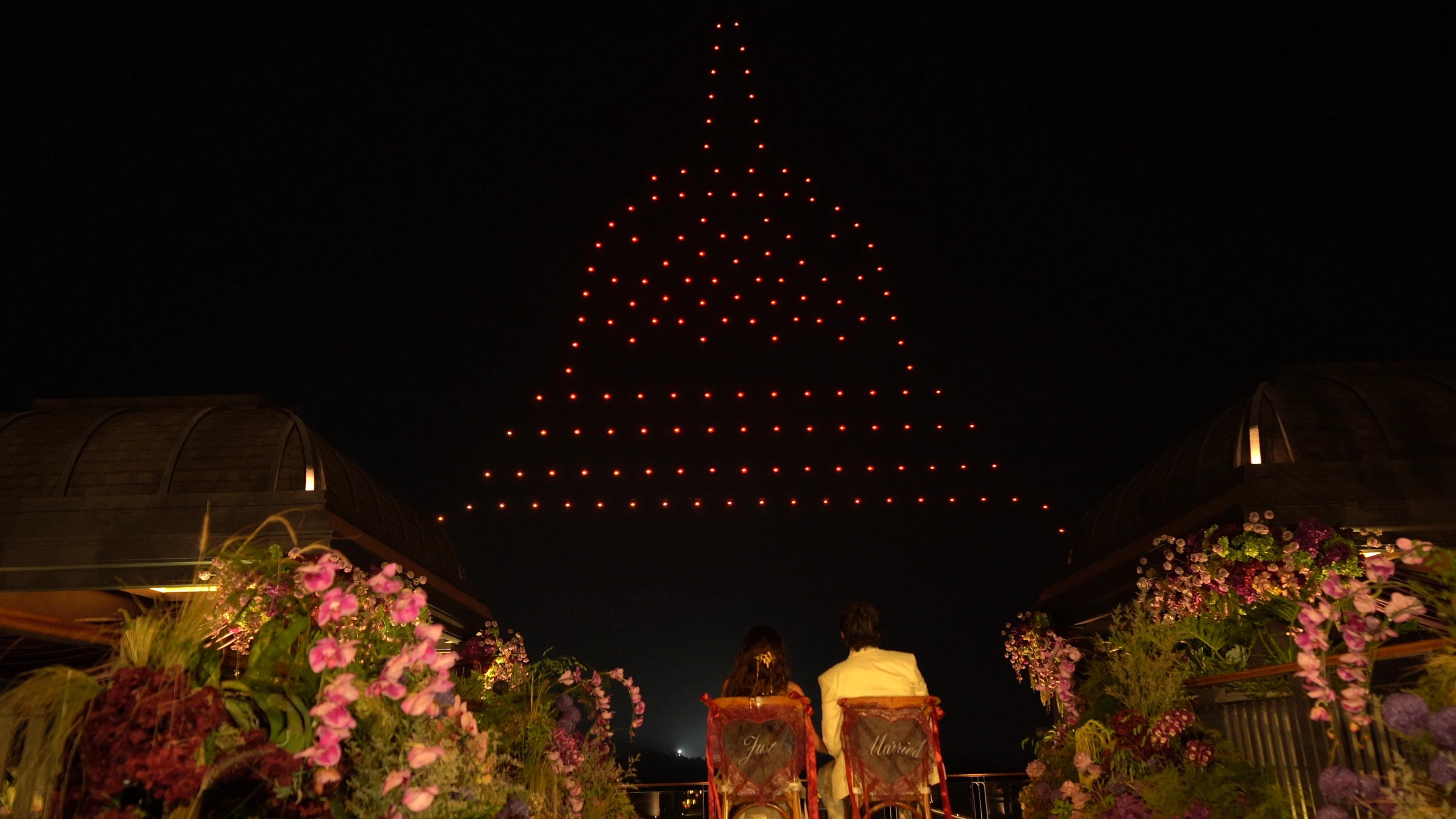 Wedding Rahmani & Glen: 150 Drone di Plataran Borobudur