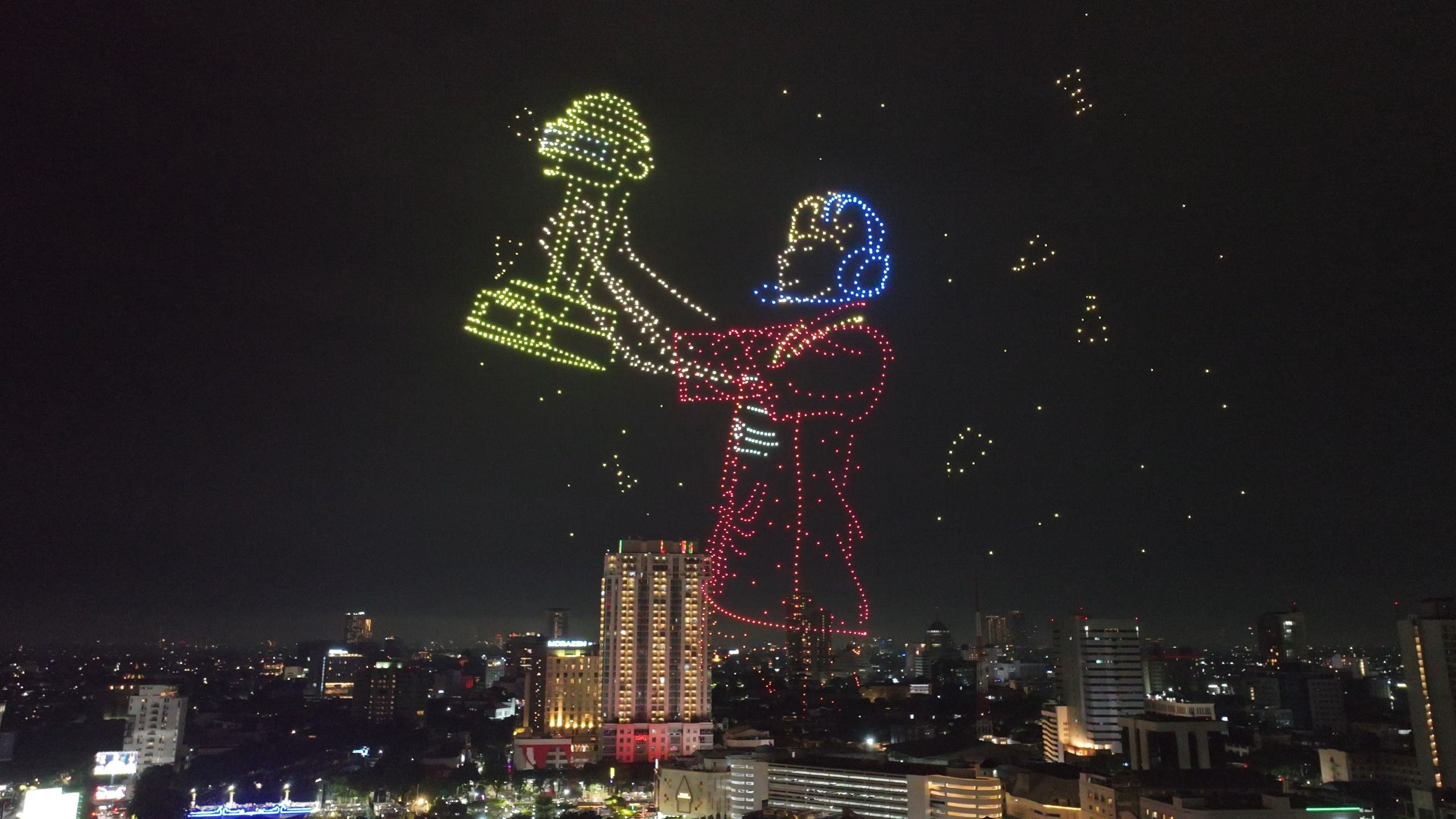 PUBG Mobile 8th Anniversary MURI Record Show 1500 Drones - frame 9