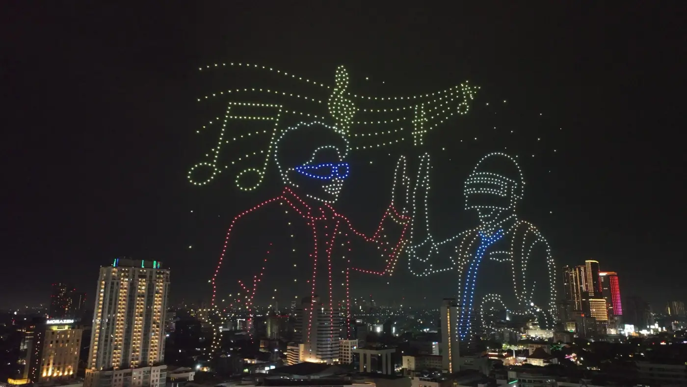 PUBG Mobile 8th Anniversary MURI Record Show 1500 Drones - frame 11