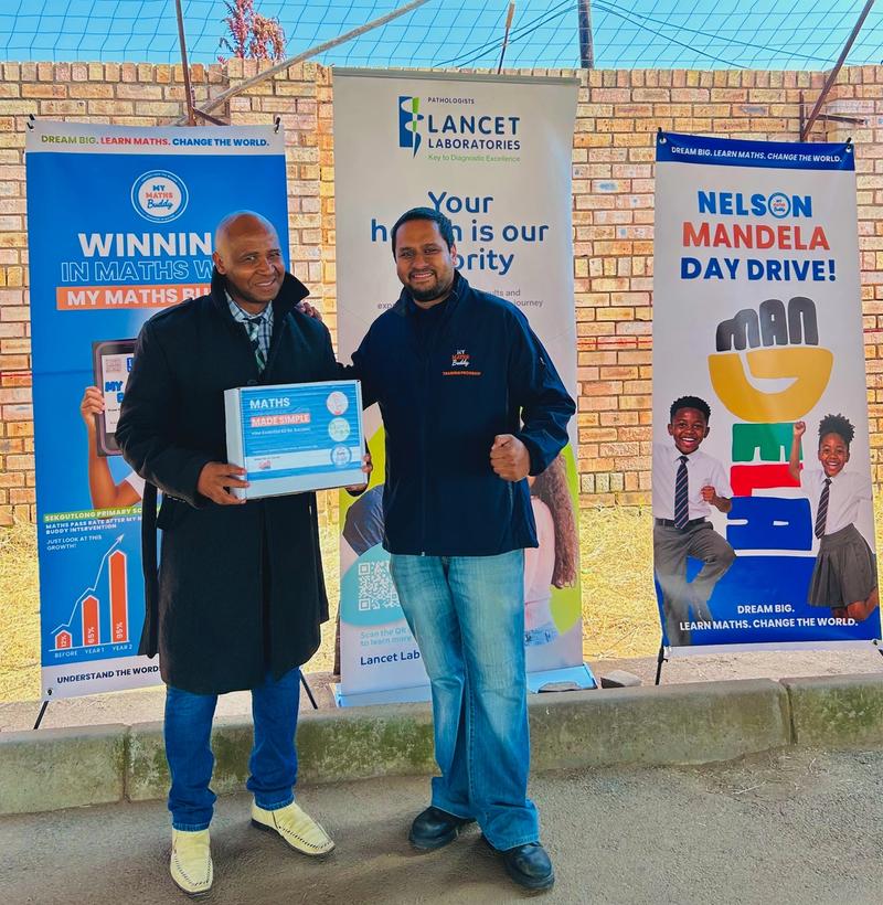 Mr Nxumalo & My Maths Buddy team member