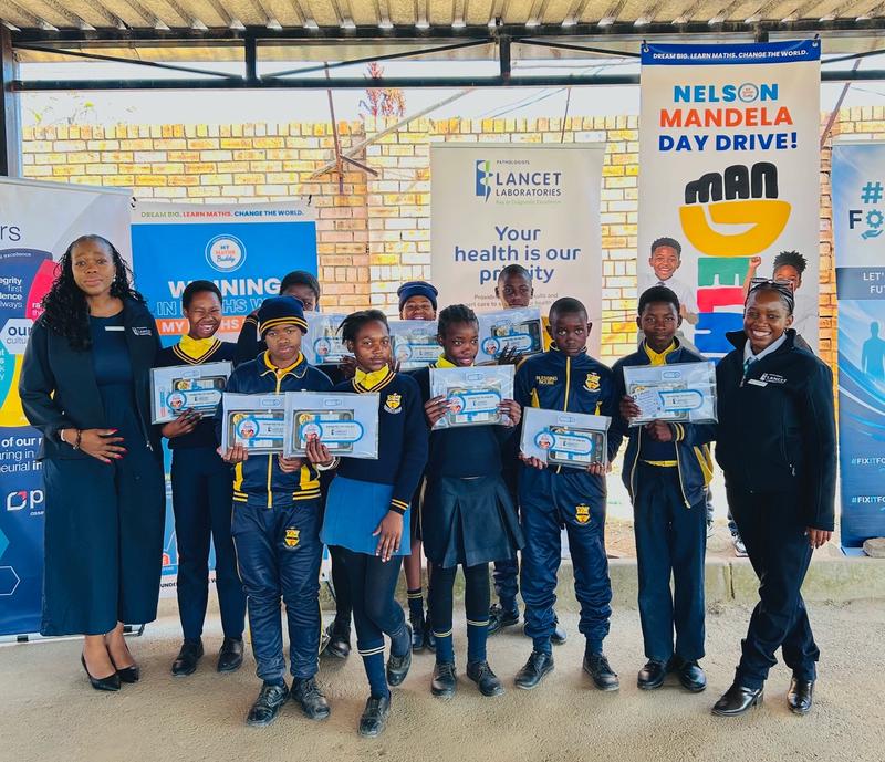 Lancet representatives with their supported learners