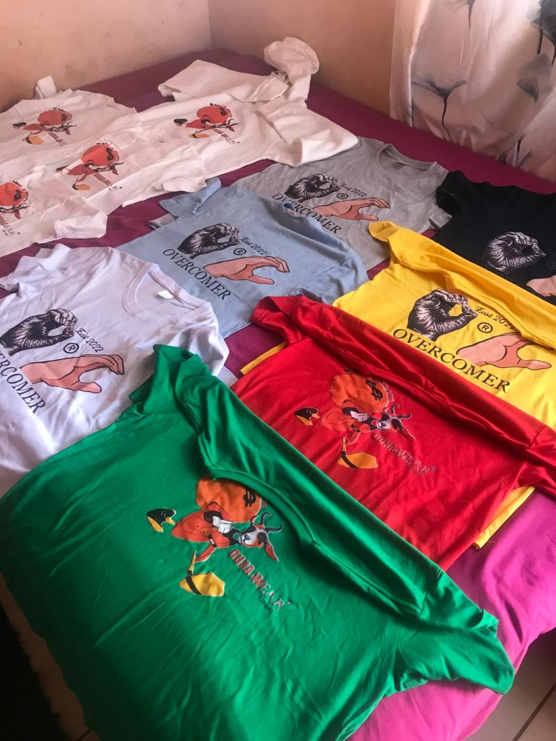 The rapper owns different brands of clothing