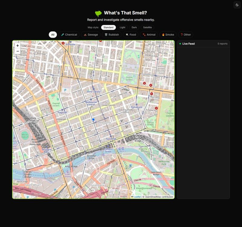 The What's That Smell community map