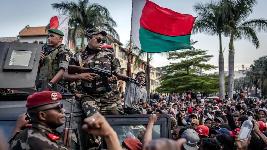 Madagascar military takeover Andry Rajoelina protests