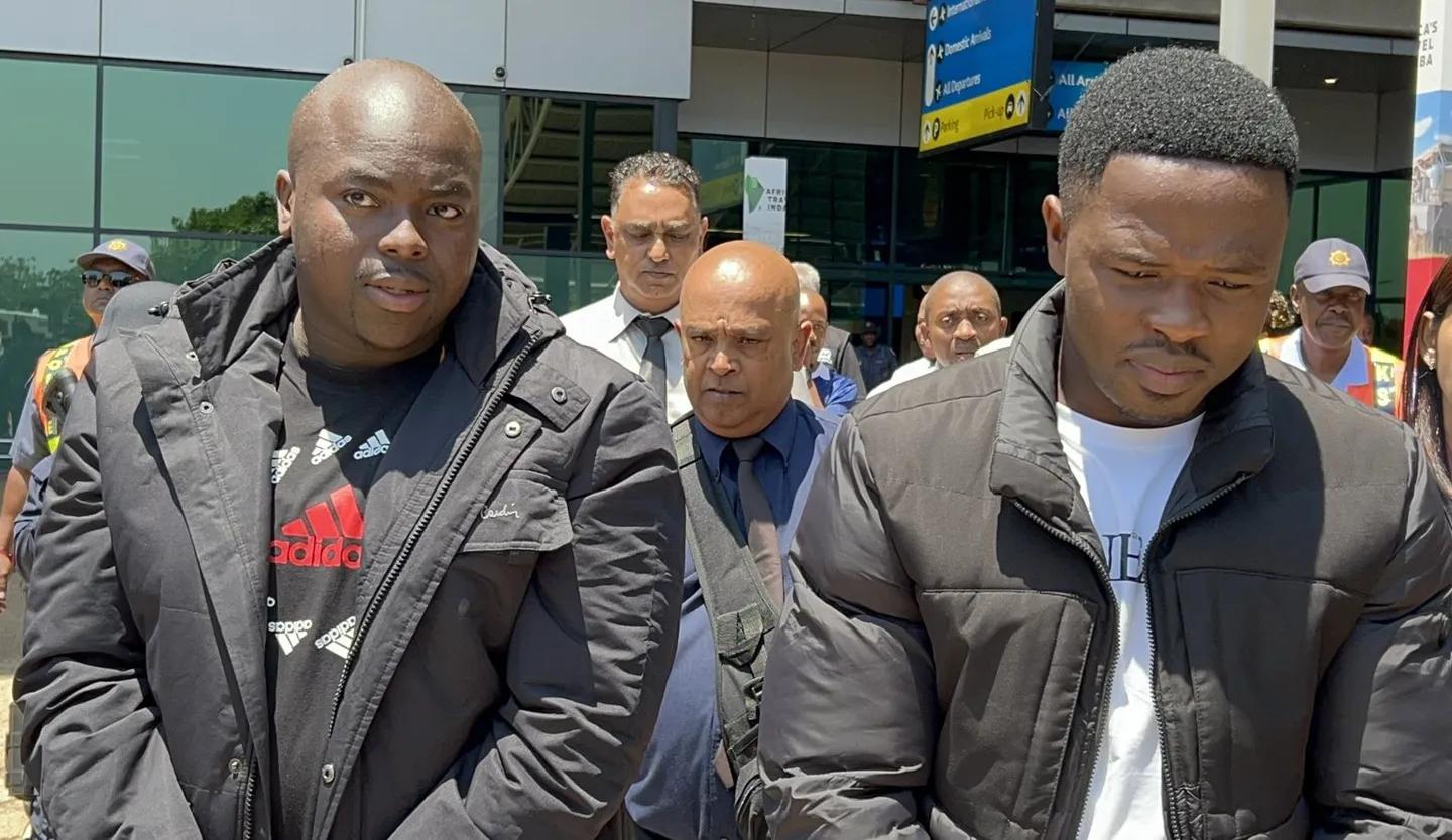 Ndimande brothers charged AKA Forbes murder case  Eswatini extradition  South African rapper AKA investigation