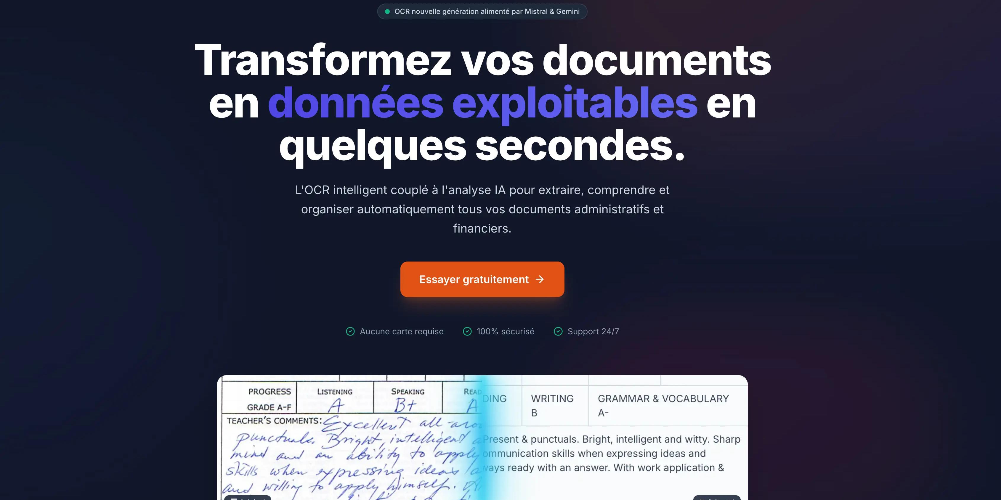 Docral : Transformez vos documents en données exploitables avec l'IA française