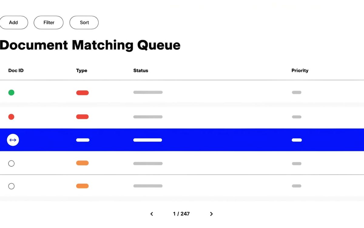 invoice approval · the match queue