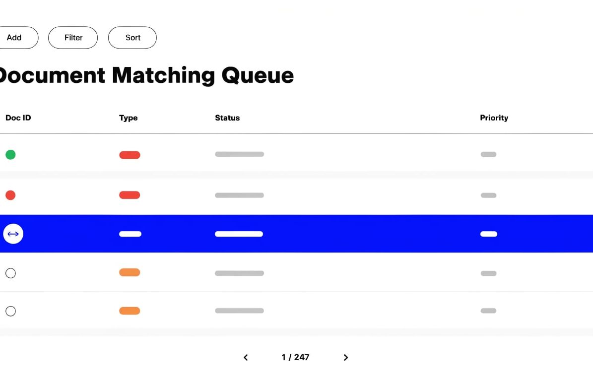 invoice approval · the match queue