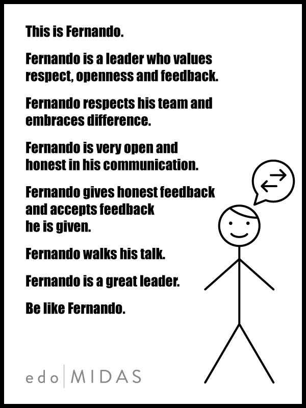 Walking The Talk - Be Like Fernando