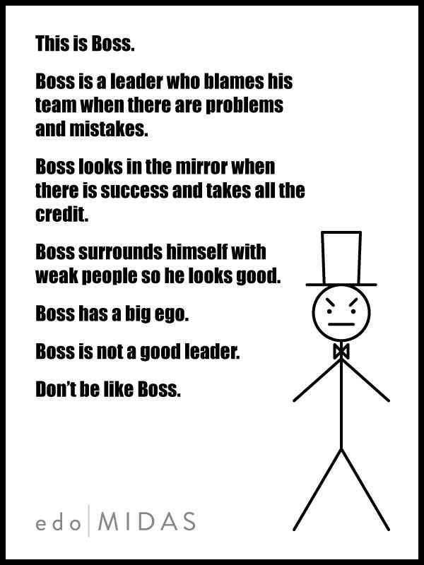 Feedback - Don't Be Like Boss