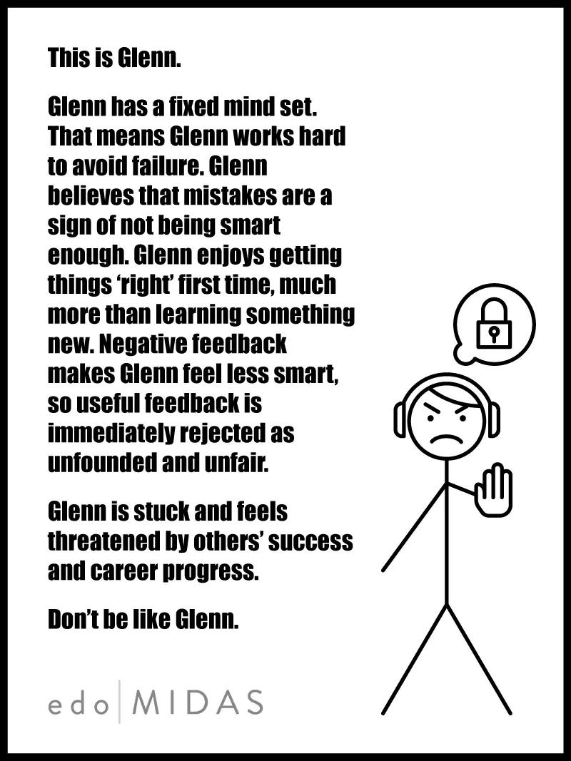Fixed Mindset - Don't be like Glenn