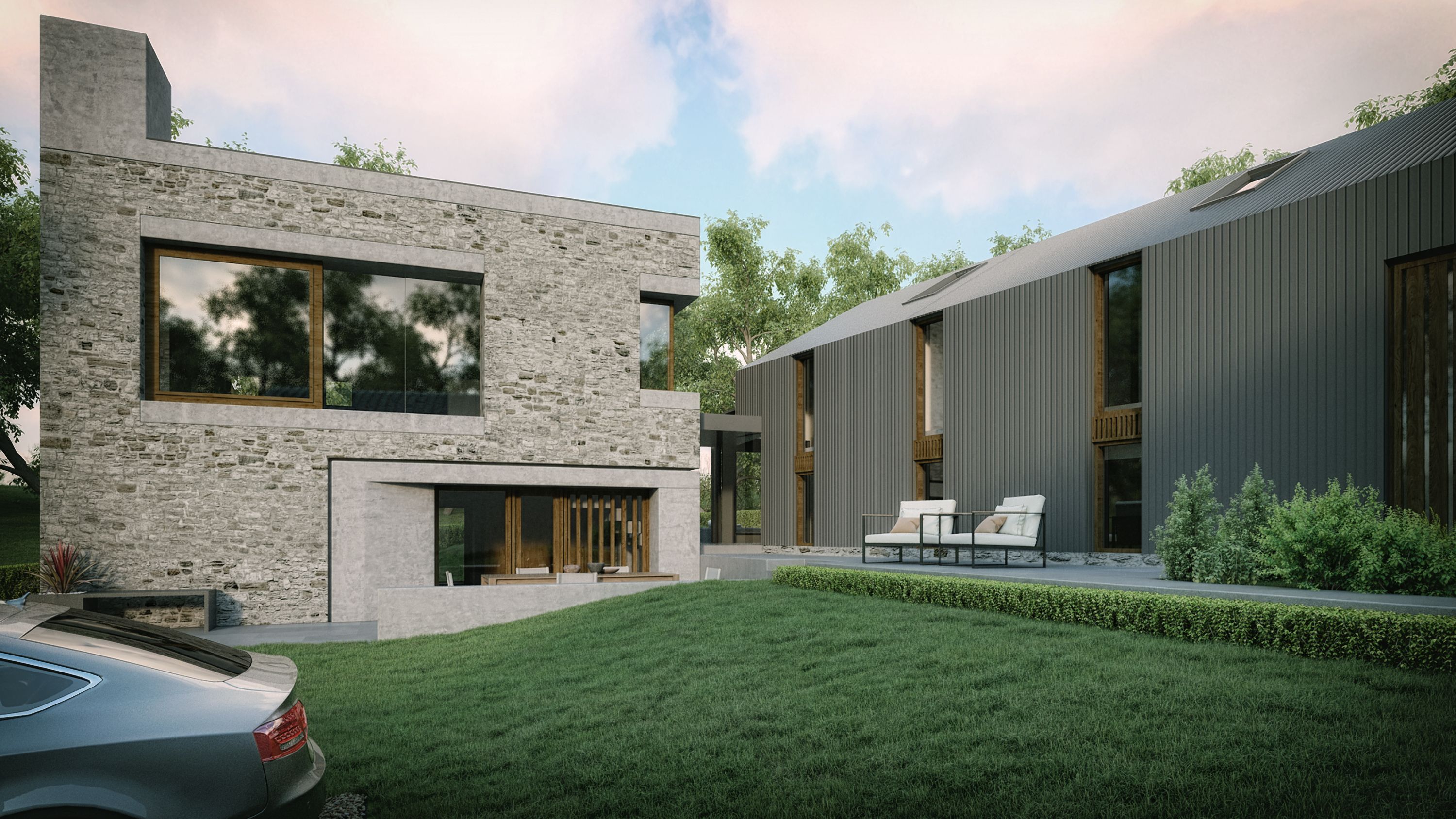 Glen Road House – Bespoke Modern Farm House in County Derry – Residential architecture, Glen Road, Glenullin, County Derry, Northern Ireland