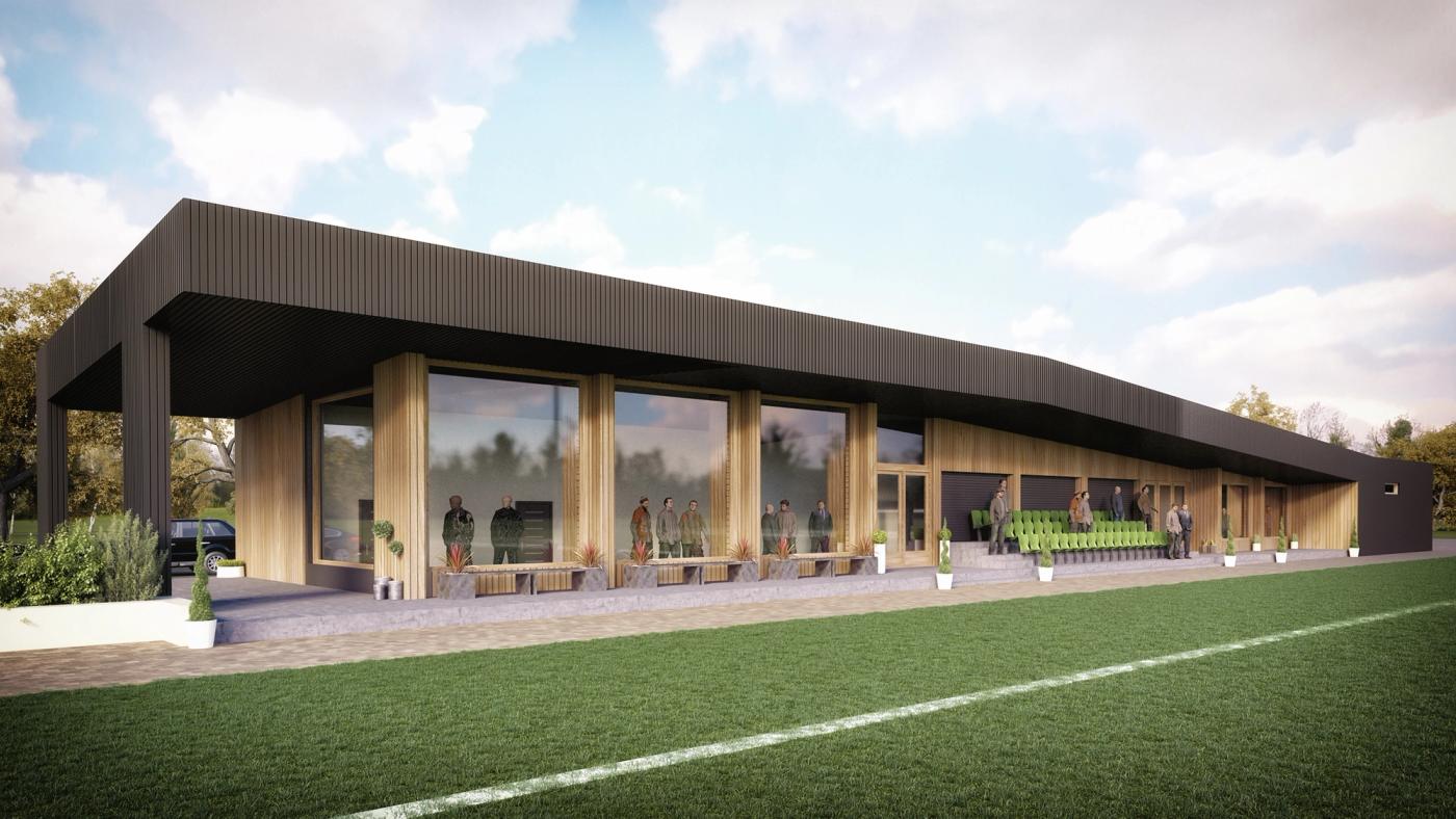 New Sports Pavilion for Dungiven Celtic Football Club – Dungiven, Co Derry, Northern Ireland, view 2