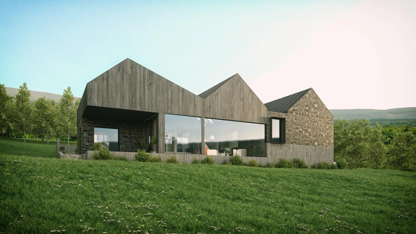 Sperrin House Derry – Design of Contemporary Rural Home County Derry – Draperstown, County Derry, Northern Ireland, view 9