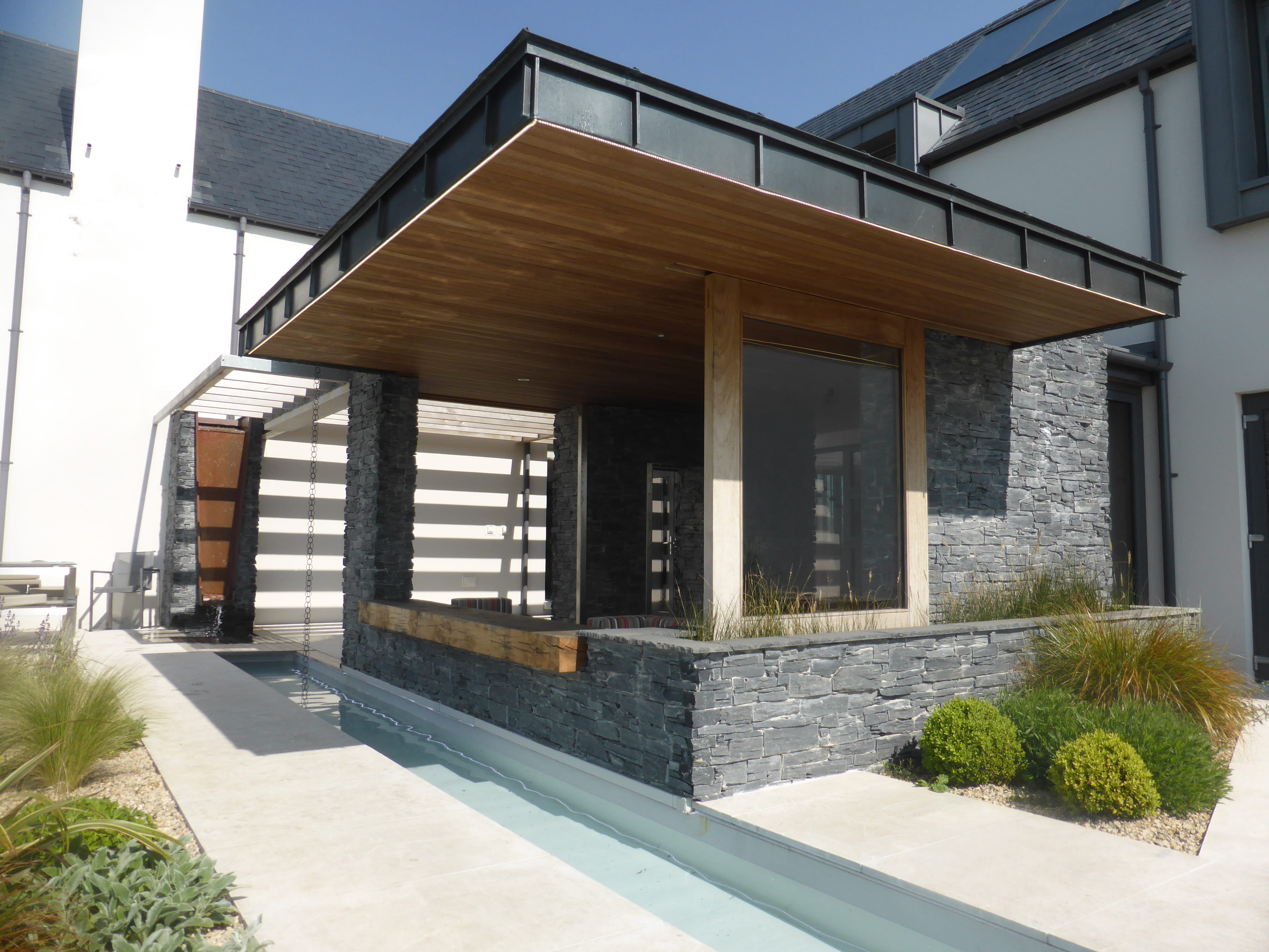 Ardboe Sun Terrace – Design of New Sun Terrace for Modern Home in County Tyrone – Residential architecture, Ardboe, County Tyrone, Northern Ireland