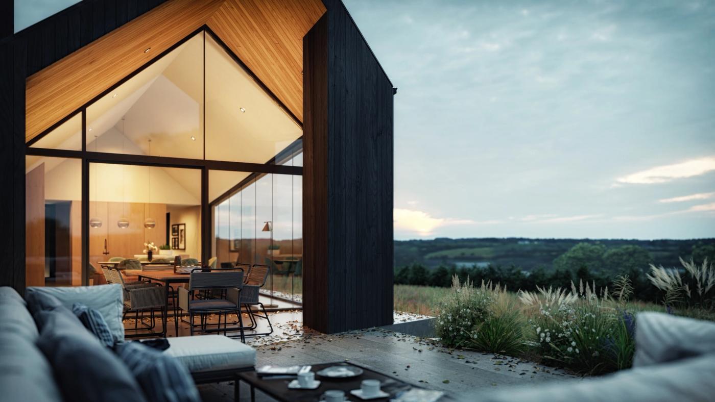 Lough Eidin House, Roscommon – Bespoke Contemporary Sustainable Home Design – County Roscommon, Ireland, view 5