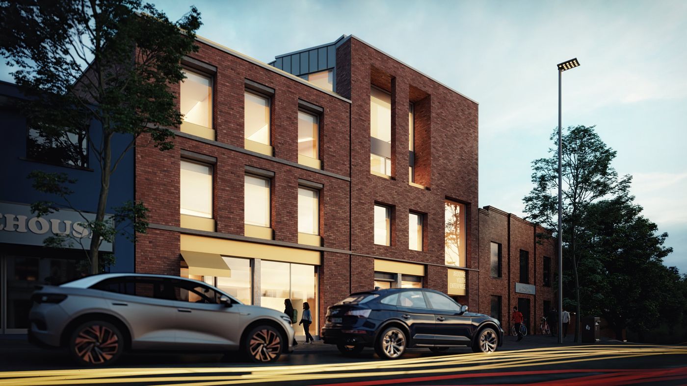 New Ardoyne Youth Enterprise Centre, Belfast – County Antrim, Northern Ireland, view 2