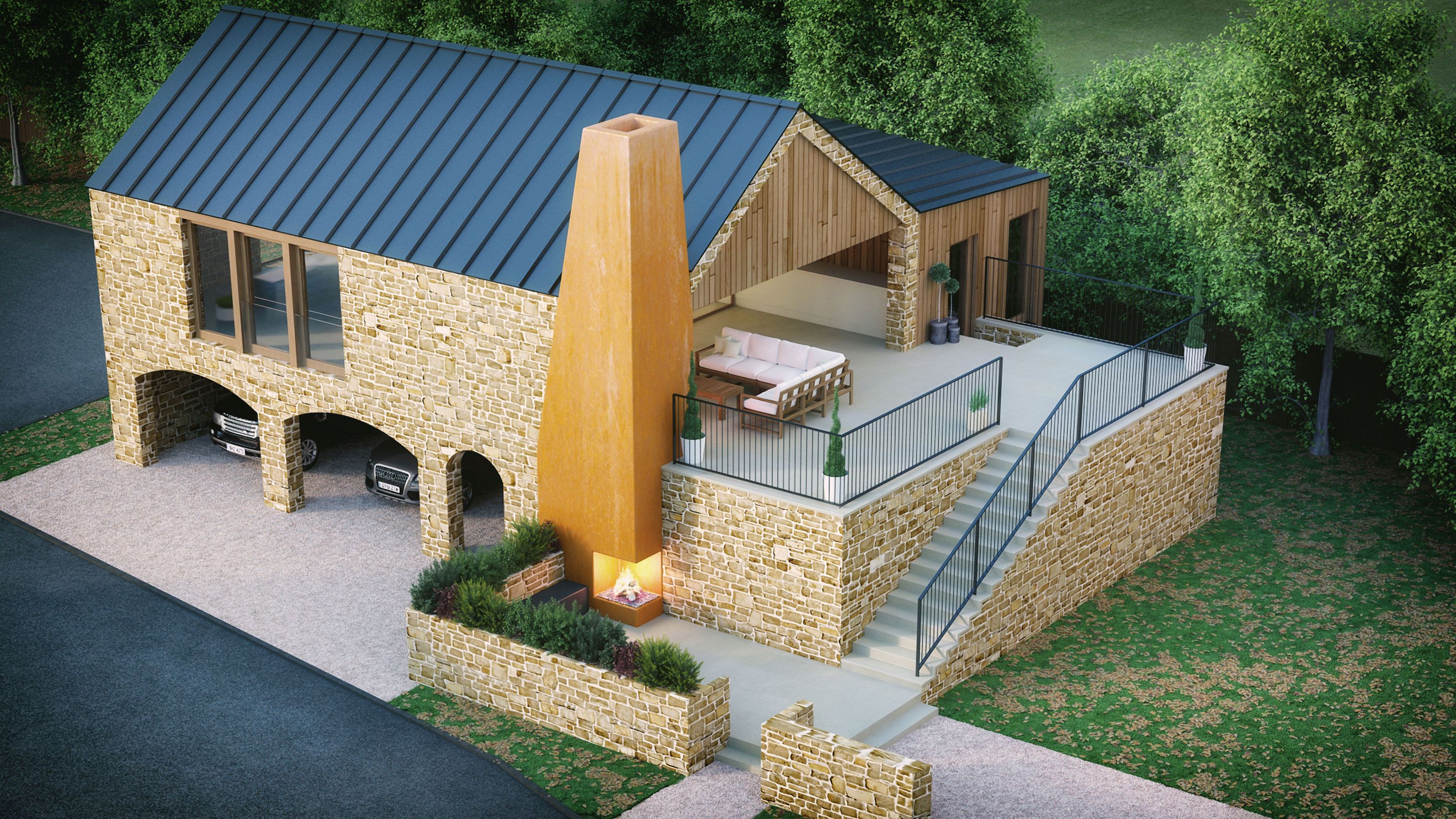 Polys Brae Annex - New 2 Storey Bespoke Annex to Family Home – Residential architecture, Gortnaghey, Dungiven, County Derry, Northern Ireland