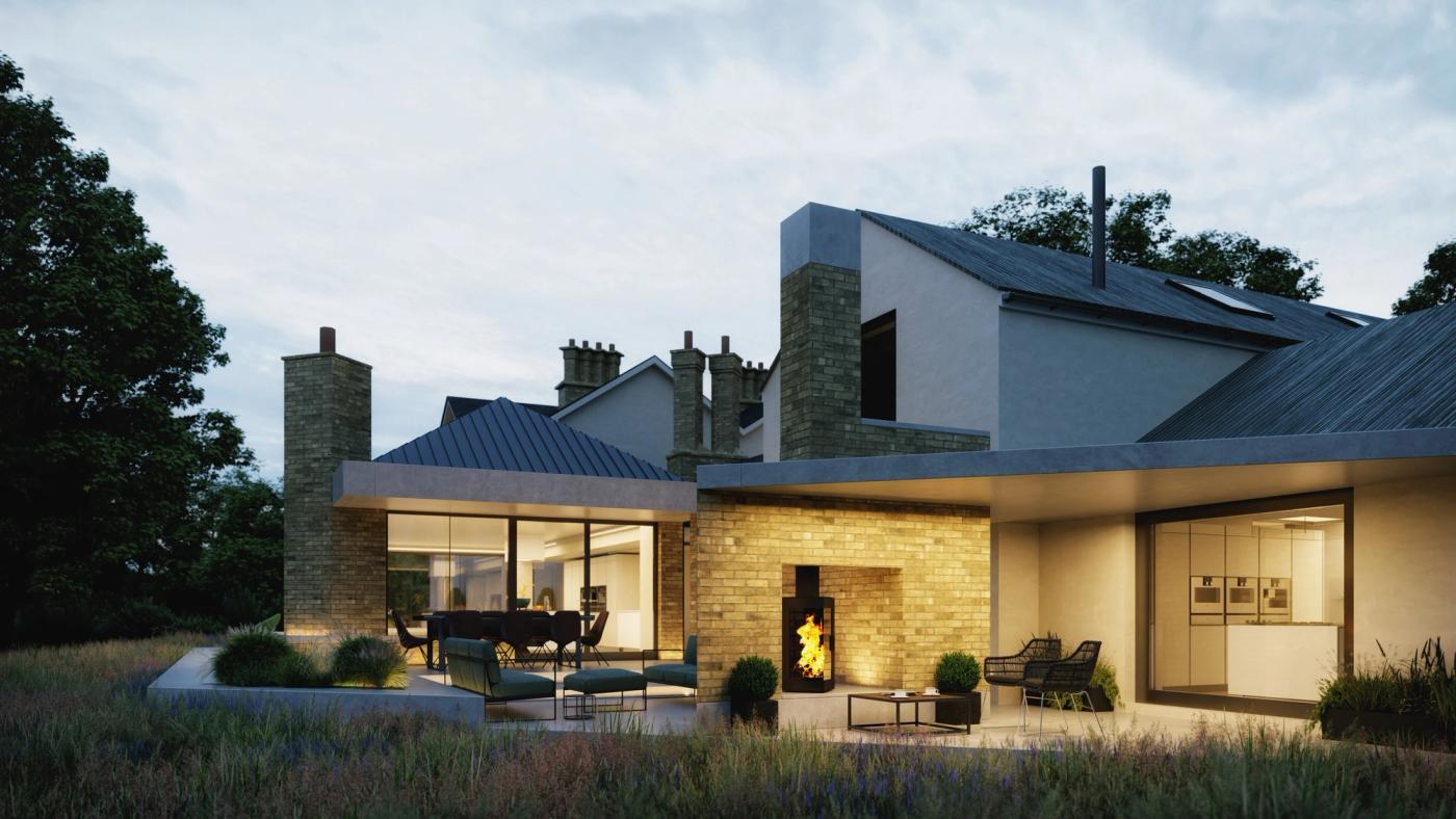 Laurel Hill House – Conservation Restoration and Extension to Listed Dwelling in County Derry – Park, Northern Ireland, view 5