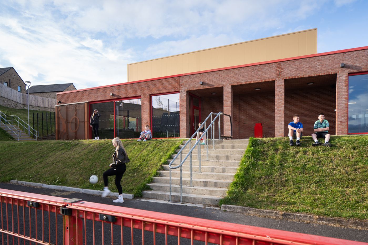 Sean Dolan's GAC Derry – Extension of Pavilion and New Indoor Arena with 3G Sports Surface – The Creggan area of Derry City, Northern Ireland, view 6