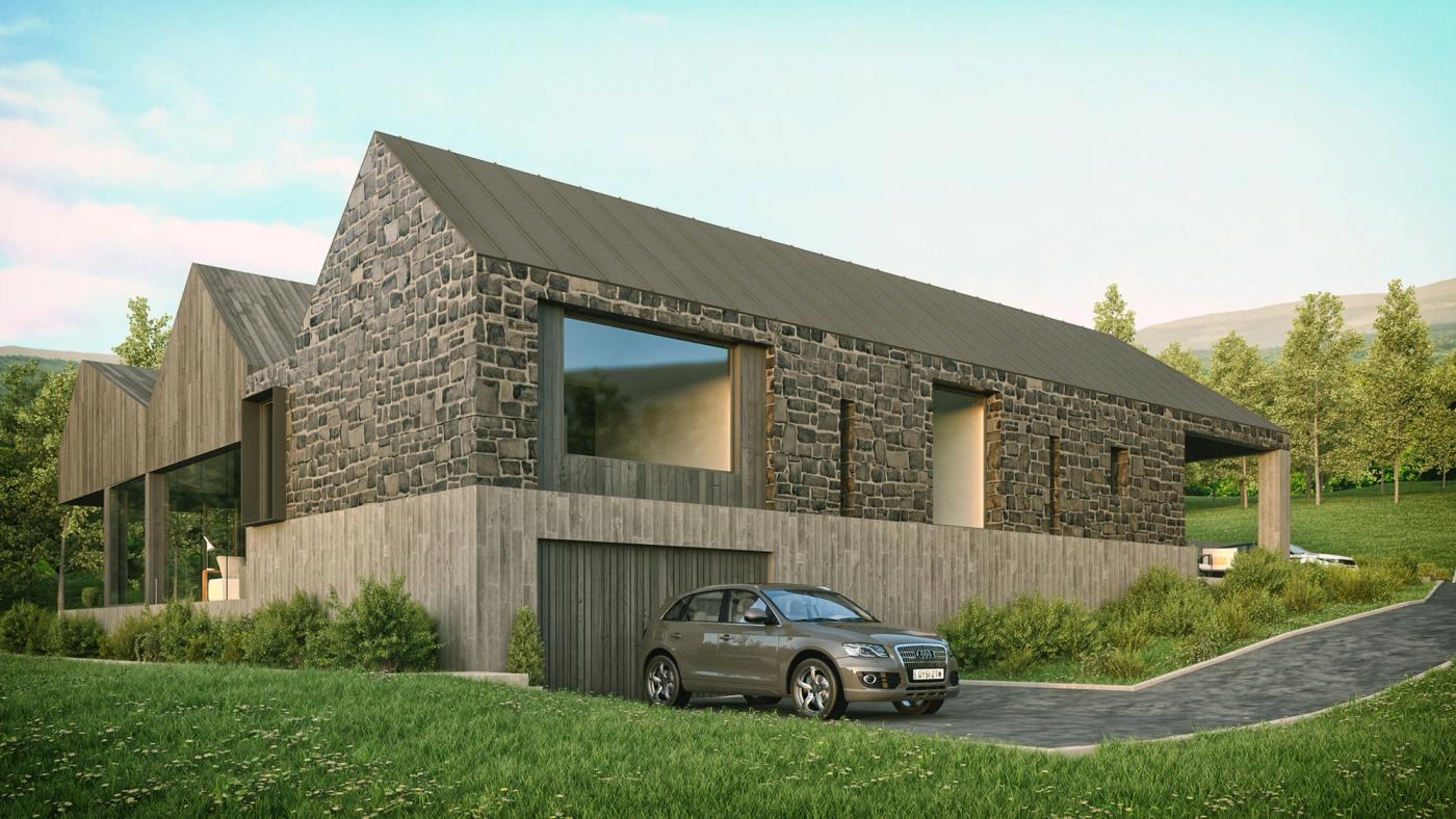 Sperrin House Derry – Design of Contemporary Rural Home County Derry – Draperstown, County Derry, Northern Ireland, view 11