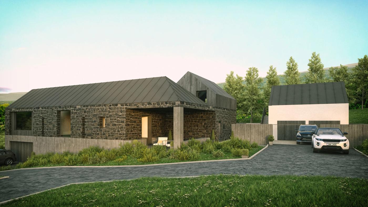 Sperrin House Derry – Design of Contemporary Rural Home County Derry – Draperstown, County Derry, Northern Ireland, view 12