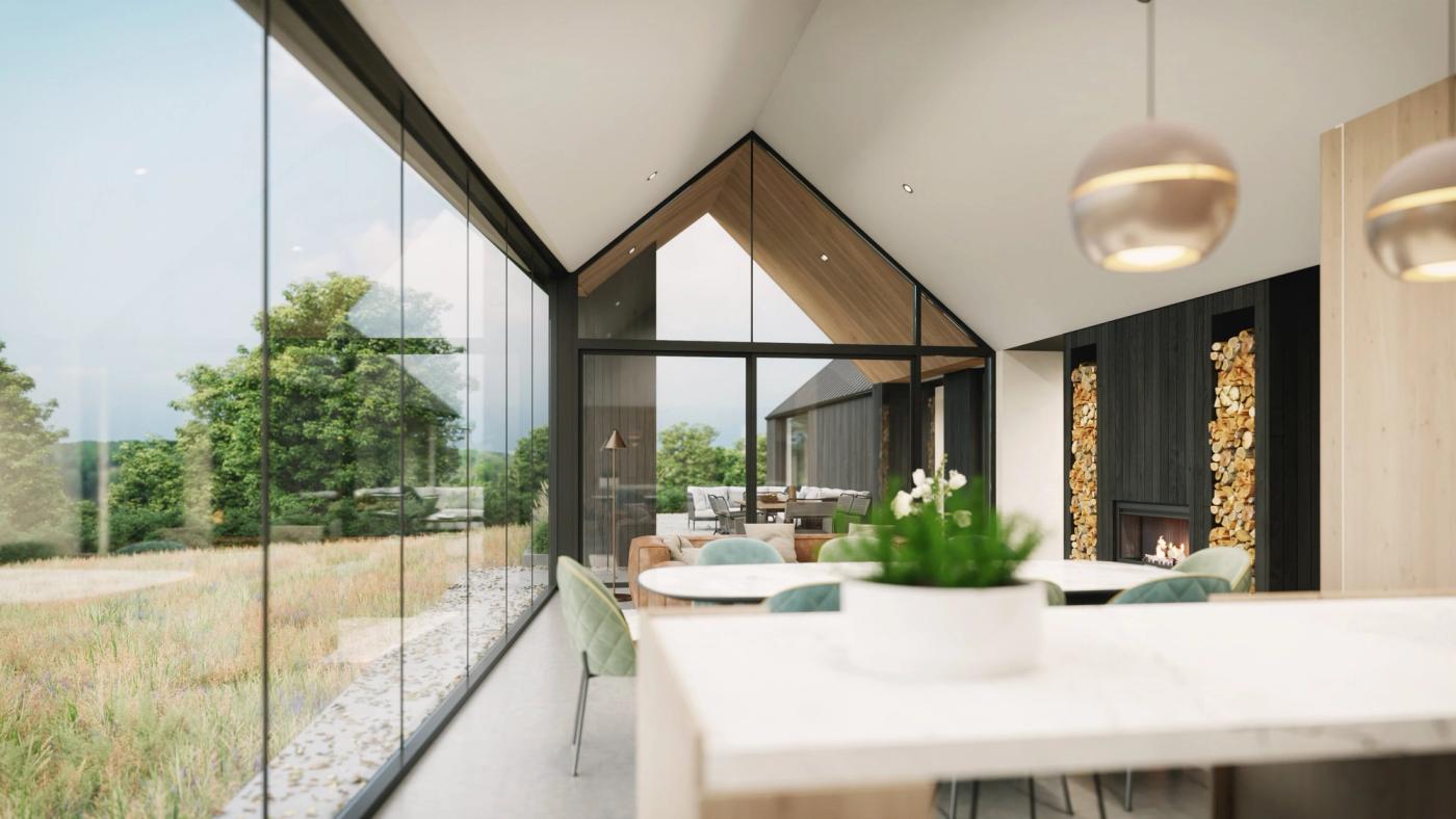 Lough Eidin House, Roscommon – Bespoke Contemporary Sustainable Home Design – County Roscommon, Ireland, view 8