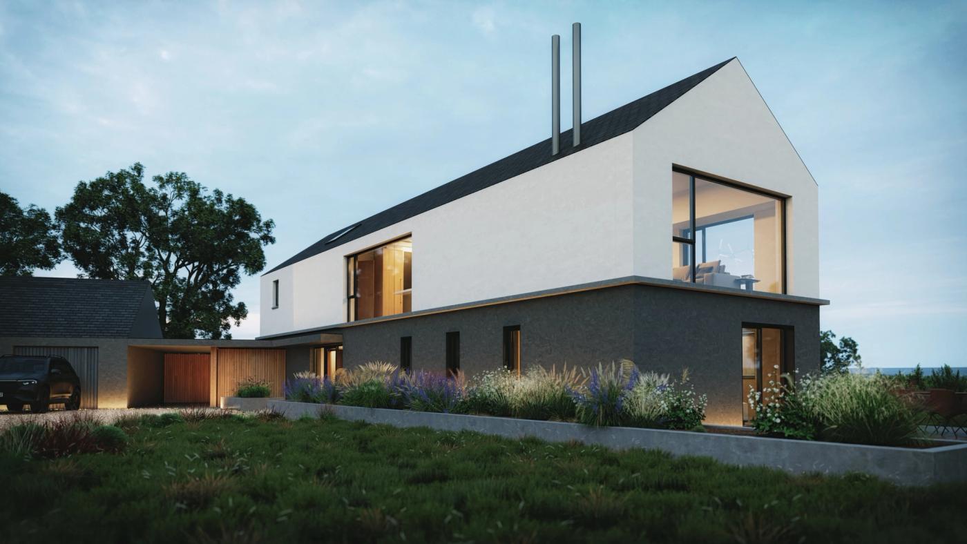 Sconce House - New Build Contemporary Bespoke Rural Home at North Coast – Coleraine, County Derry, Northern Ireland, view 2
