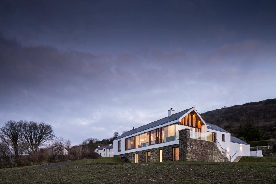 Carnlough House – New Contemporary Bespoke Home Overlooking the Sea – Residential architecture, Carnlough, County Antrim, Northern Ireland