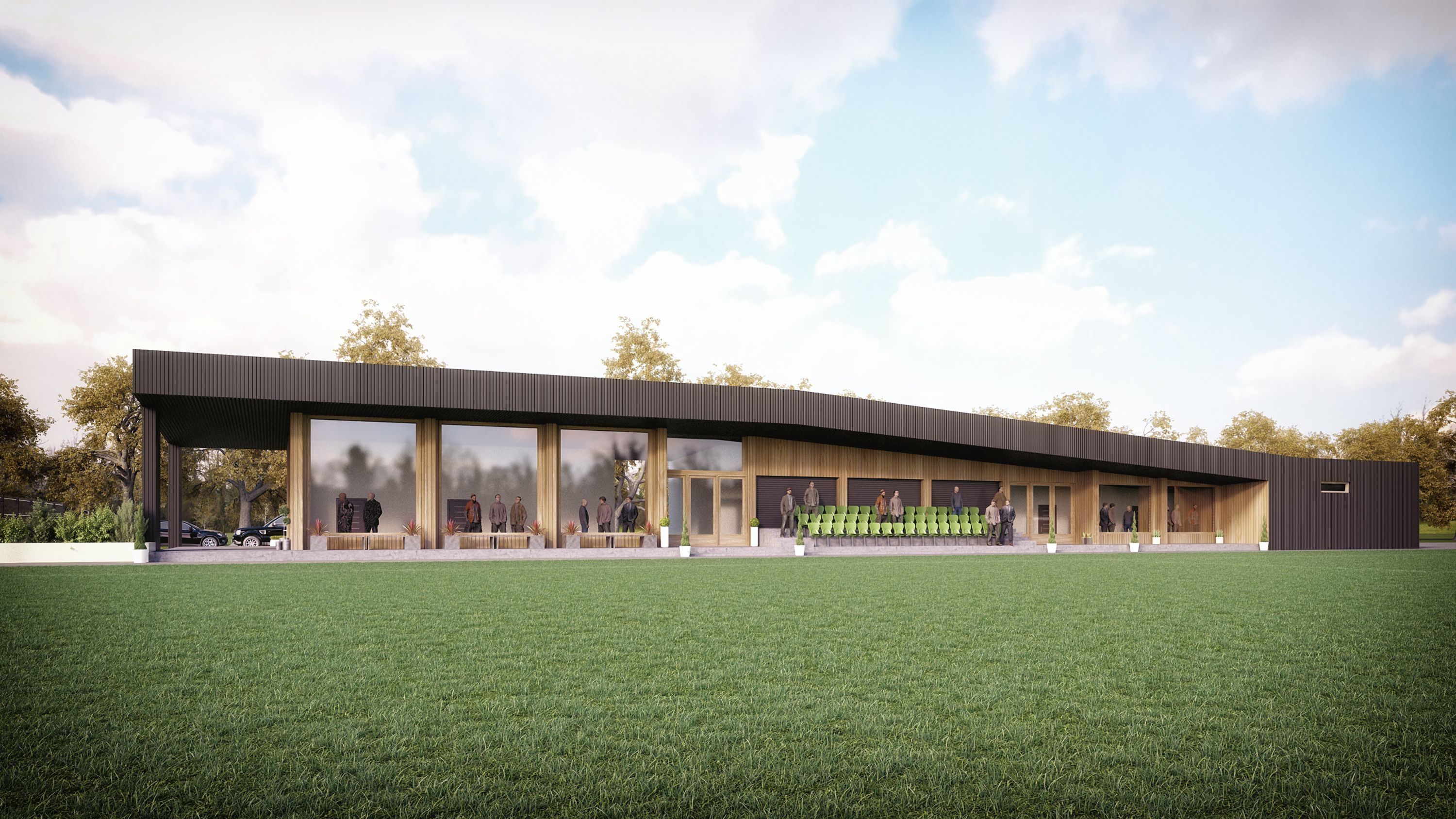 New Sports Pavilion for Dungiven Celtic Football Club – Community architecture, Dungiven, Co Derry, Northern Ireland