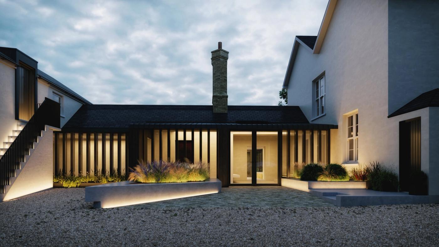 Laurel Hill House – Conservation Restoration and Extension to Listed Dwelling in County Derry – Park, Northern Ireland, view 4
