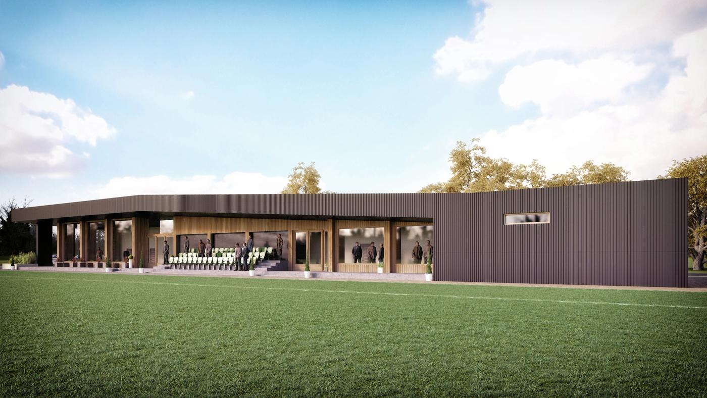New Sports Pavilion for Dungiven Celtic Football Club – Dungiven, Co Derry, Northern Ireland, view 1