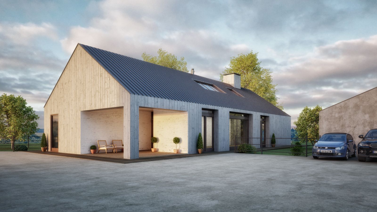 Limavady House – Replacement Minimalist Farmhouse in County Derry – Residential architecture, Limavady, County Derry, Northern Ireland