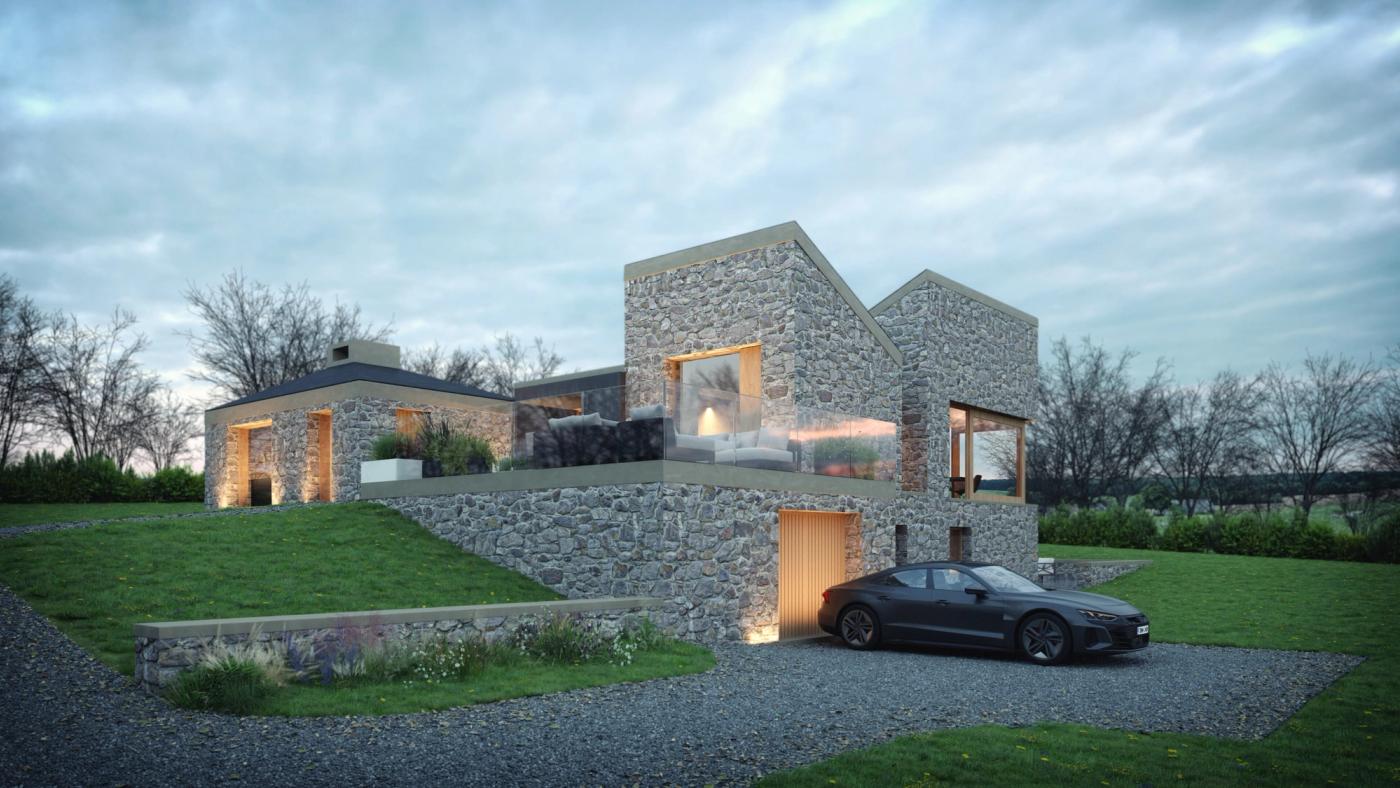 School Hill House - Bespoke Contemporary Modern House Design in Northern Ireland – Ballygally, County Antrim, Northern Ireland, view 2