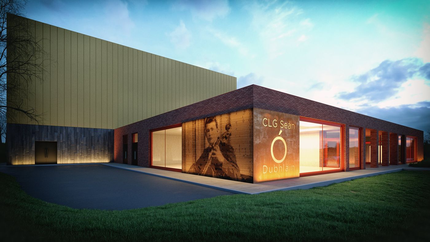 Sean Dolan's GAC Derry – Extension of Pavilion and New Indoor Arena with 3G Sports Surface – The Creggan area of Derry City, Northern Ireland, view 11