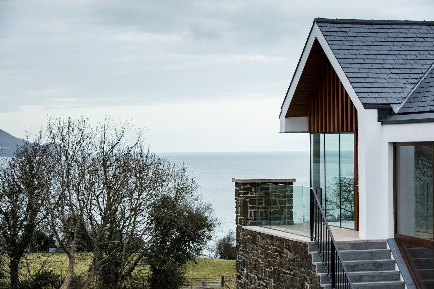 Carnlough House – New Contemporary Bespoke Home Overlooking the Sea – Carnlough, County Antrim, Northern Ireland, view 3