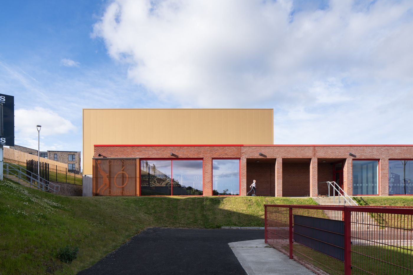 Sean Dolan's GAC Derry – Extension of Pavilion and New Indoor Arena with 3G Sports Surface – The Creggan area of Derry City, Northern Ireland, view 2
