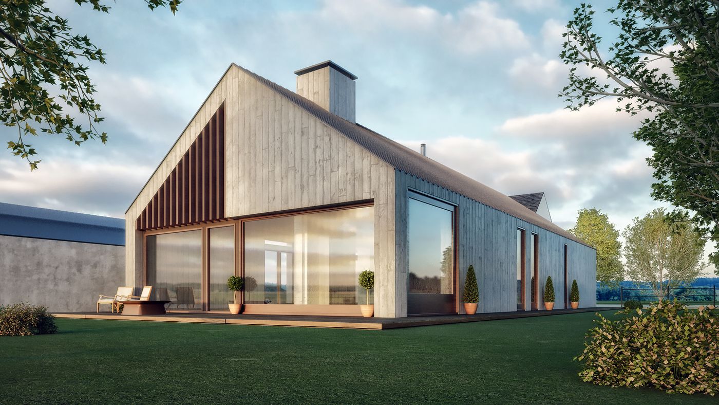 Limavady House – Replacement Minimalist Farmhouse in County Derry – Limavady, County Derry, Northern Ireland, view 1