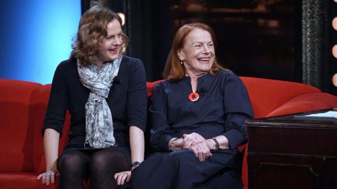 Matka a dcera v show Jana Krause. Matka a dcera v show Jana Krause.