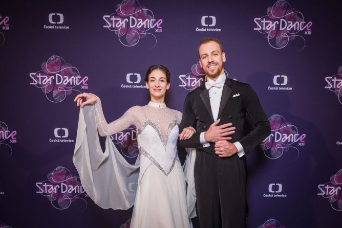 Marta Dancinerová a Martin Prágr. Marta Dancinerová a Martin Prágr.