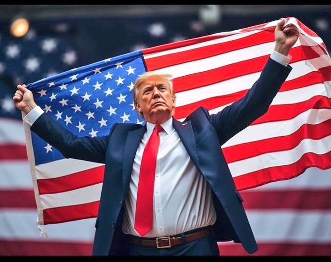 Donald Trump je znovu prezidentem. Donald Trump je znovu prezidentem.