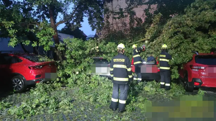 FOTO: Česko zasáhly bouřky, něco takového tu ještě nebylo