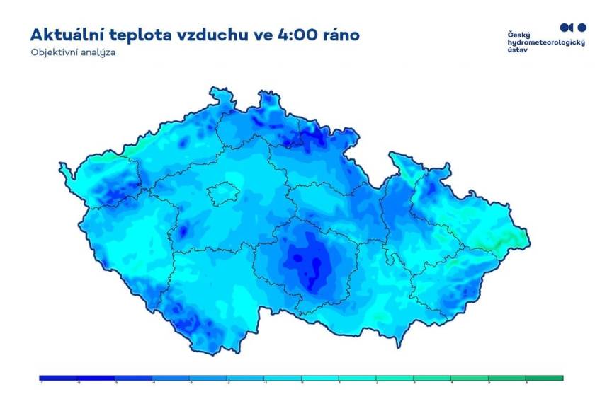 Do Česka dorazí přízemní mrazíky.