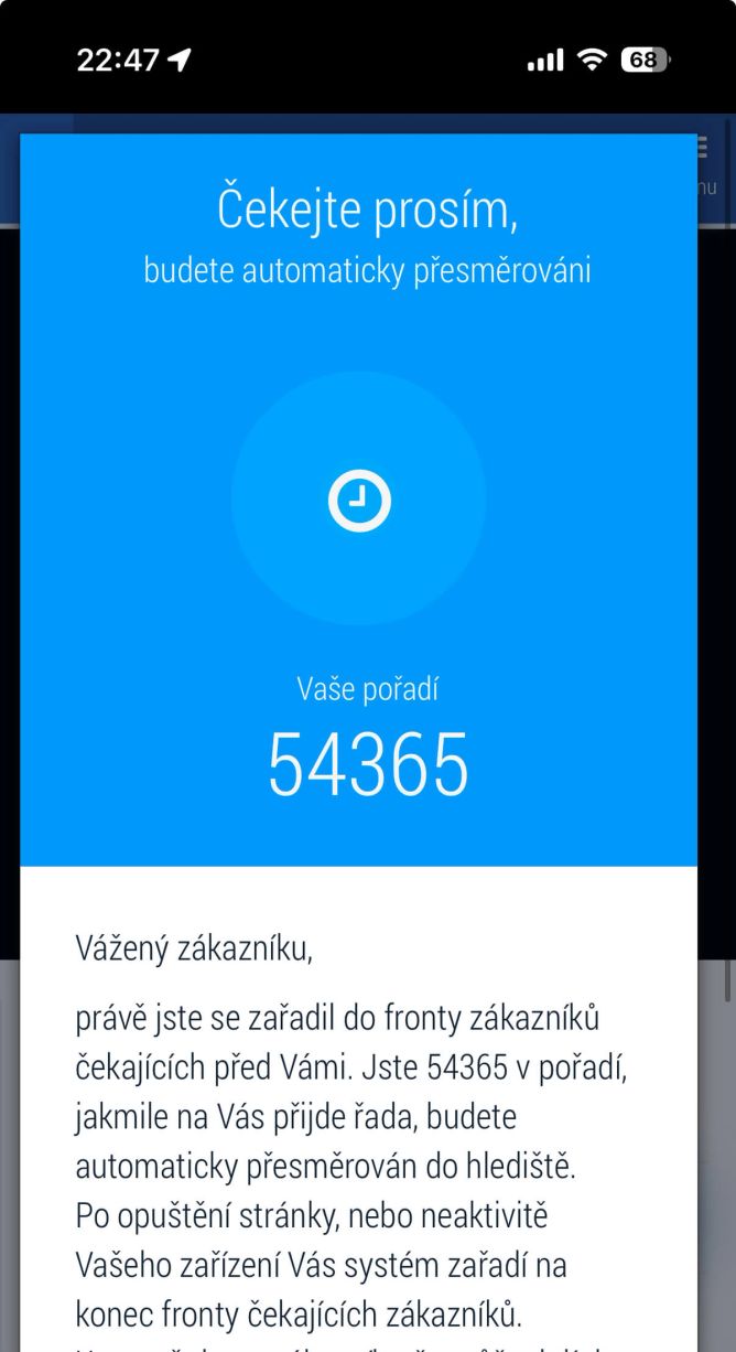 Vstupenky se nedají koupit, systém je přetížený. Vstupenky se nedají koupit, systém je přetížený.