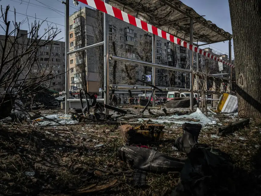 Noční útoky na Ukrajině si vyžádaly několik obětí. Škody jsou velké