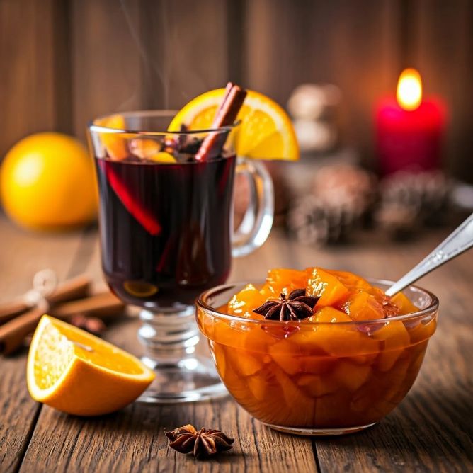 Kompot vánoční tabule grog Kompot vánoční tabule grog