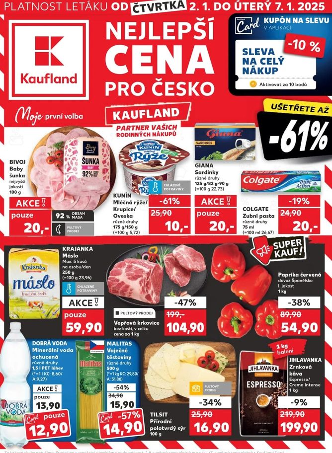 Akční leták startuje už 2.ledna. Akční leták startuje už 2.ledna.